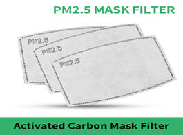 Foto van Beveiliging en bescherming 2 20 50pcs pm 2.5 face mask filter dust anti haze 5 ply 95 activated carb