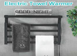 Foto van Woning en bouw 55w intelligent thermostatic electric heating towel shelf rack carbon fiber household