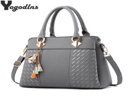 Foto van Tassen fashion women handbags tassel pu leather totes bag top handle embroidery crossbody shoulder l