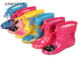 Foto van Baby peuter benodigdheden new spring autumn rain boots children with plush warm ankle boys toddler p
