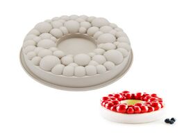Foto van Huis inrichting silicone cake mold cherry bubble crown shape chocolate mousse mould baking decoratin