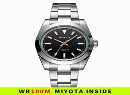 Foto van Horloge 100m wr 39mm automatic mechanical luxury everyday watch milgauss homage lightning bolt hands