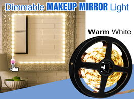 Foto van Lampen verlichting led dressing table vanity light dimmable 0.5 1 2 3 4 5m makeup mirror usb 5v cosm