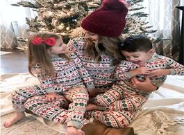 Foto van Baby peuter benodigdheden 2020casual christmas family pajamas set mommy and me matching clothes wome