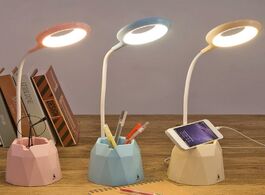 Foto van Lampen verlichting flexo table lamp led desk study lamps magnifier gooseneck desktop usb light recha