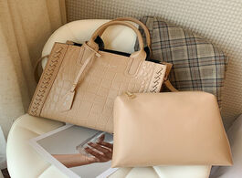 Foto van Tassen pu leather crossbody bags for women 2020 trend shoulder crocodile big handbags designer brand