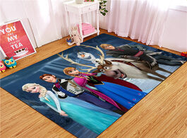 Foto van Baby peuter benodigdheden frozen door mat waterproof cartoon anna elsa cute kitchen rugs bedroom car