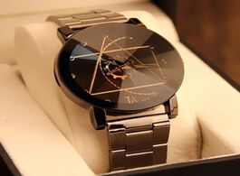 Foto van Horloge relogio masculino new luxury brand stainless steel watch men and women fashion splendid orig