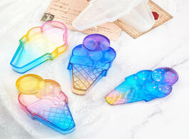 Foto van Sieraden diy crystal epoxy resin mold ice cream popsicle storage box jewelry silicone for