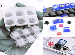 Foto van Huis inrichting 60 65 key cat claw square multi style mechanical keyboard silicone mold diy handmade