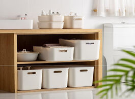 Foto van Huis inrichting multifunctional storage box desktop sundries clothes kitchen organizing householdsto