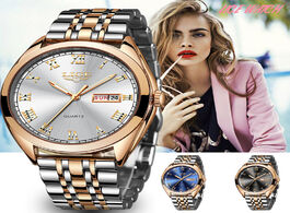 Foto van Horloge lige fashion women watches ladies top brand luxury waterproof gold quartz watch stainless st