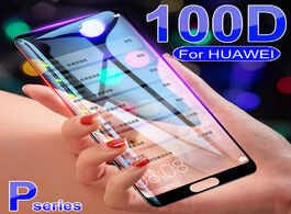 Foto van Telefoon accessoires 100d tempered glass for huawei p20 pro p30 p40 lite e screen protector p10 plus