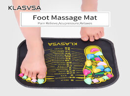 Foto van Schoonheid gezondheid klasvsa reflexology walk stone foot leg pain relieve relief massager mat healt