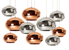 Foto van Lampen verlichting modern electroplating glass balls pendant light cafe restaurant industrial decor 