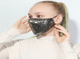 Foto van Sieraden unisex sequin mask for women kids fashion desinger