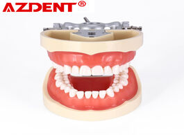 Foto van Schoonheid gezondheid dental typodont model with removable teeth teaching tooth