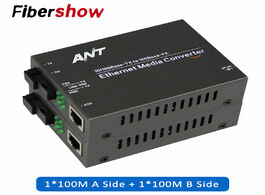 Foto van Telefoon accessoires media converter fiber optical to rj45 utp 1310 1550 ethernet switch 10 100m fib