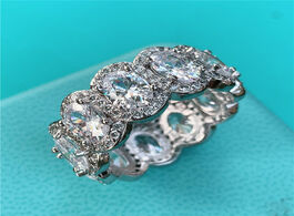 Foto van Sieraden choucong stunning lovers promise ring 925 sterling silver sona aaaaa cz statement party wed