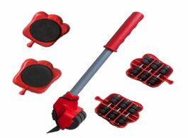 Foto van Meubels 5pcs professional furniture mover tool set heavy stuffs transport lifter wheeled roller with