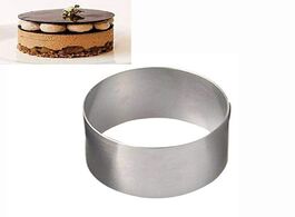 Foto van Huis inrichting household stainless steel mousse cake ring diy round baking mold kitchen bakeware
