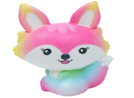 Foto van Speelgoed cute squishy kawaii mini fox stress relief cream scented squishies slow rising squish funn