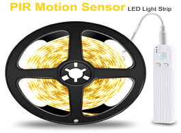 Foto van Lampen verlichting motion sensor led light strip battery power flexible tiras 5v auto sensing lamp t