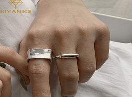 Foto van Sieraden xiyanike 925 sterling silver opening rings fashion simple classic width geometric handmade 