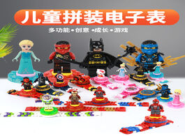 Foto van Horloge super hero children watch building block ninjagoed marvel avengers compatible with legoed fi