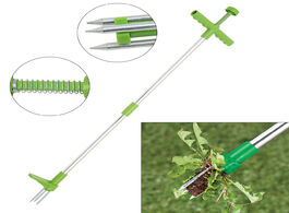 Foto van Gereedschap root remover long handle lightweight claw weeder manual outdoor yard stand up garden law