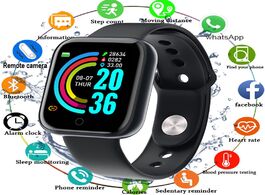 Foto van Horloge bluetooth digital smart watches waterproof fitness tracker heart rate monitor blood pressure