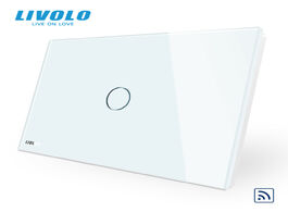 Foto van Elektrisch installatiemateriaal livolo us c9 standard wall touch light switch with led indicator rem