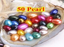 Foto van Sieraden 50pcs pearls 6 7mm mixed colored wish pearl mussel oyster for pendant diy decorations