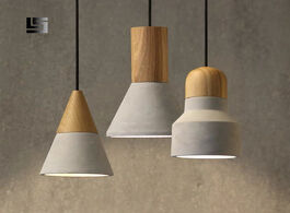 Foto van Lampen verlichting nordic lamps and lanterns bedroom head restaurant bar creative designer cement wo