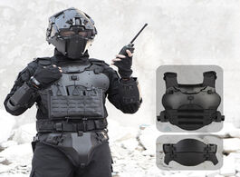 Foto van Beveiliging en bescherming bulletproof plate tactical armor suit with elbow breastplate crotch waist