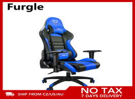 Foto van Meubels furgle gaming chairs office chair computer with high back synthetic leather internet racing 
