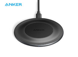 Foto van Telefoon accessoires anker 15w max wireless charger with usb c powerwave alloy pad qi certified fast