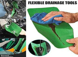 Foto van Auto motor accessoires flexible oil draining funnel tool general car refueling longer foldable long 