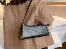 Foto van Tassen women crocodile bag luxury designer shoulder bags ladies pu leather stone pouch purse retro b