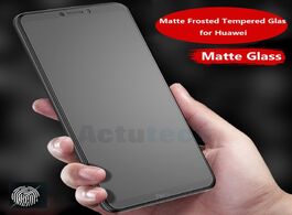 Foto van Telefoon accessoires screen protector for huawei honor 8 9 no fingerprint matte frosted tempered gla