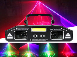 Foto van Lampen verlichting wuzstar three in one laser scanning projector dmx512 controller led hybrid effect