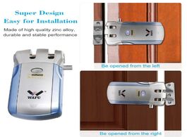 Foto van Beveiliging en bescherming wafu wf 019 wireless electric door lock smart keyless security with 4 rem