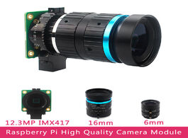 Foto van Computer raspberry pi high quality camera module 12.3 megapixel sony imx477 sensor adjustable focus 