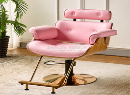 Foto van Meubels net red furniture cadeira de cabeleireiro makeup kappersstoelen stuhl hairdresser salon barb