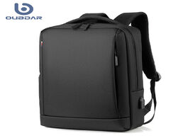 Foto van Tassen oubdar 2020 new men laptop backpack business notebook mochila unisex waterproof back pack usb