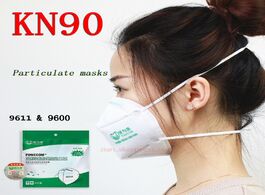 Foto van Beveiliging en bescherming particulate masks 9600 kn90 filter mask working anti dust breathable and 