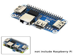 Computer raspberry pi 4b 3b zero usb to rj45 ethernet port 3 hub hat extenstion board for 4 model b 
