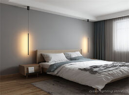 Foto van Lampen verlichting modern bedroom bedside led pendant lights living room tv wall decor lamps geometr
