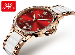 Foto van Horloge women s automatic mechanical wristwatch luxury ladies fashion casual trending brand ceramic 
