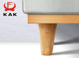 Foto van Meubels kak natural solid wood furniture leg table feets wooden cabinet legs fashion hardware replac